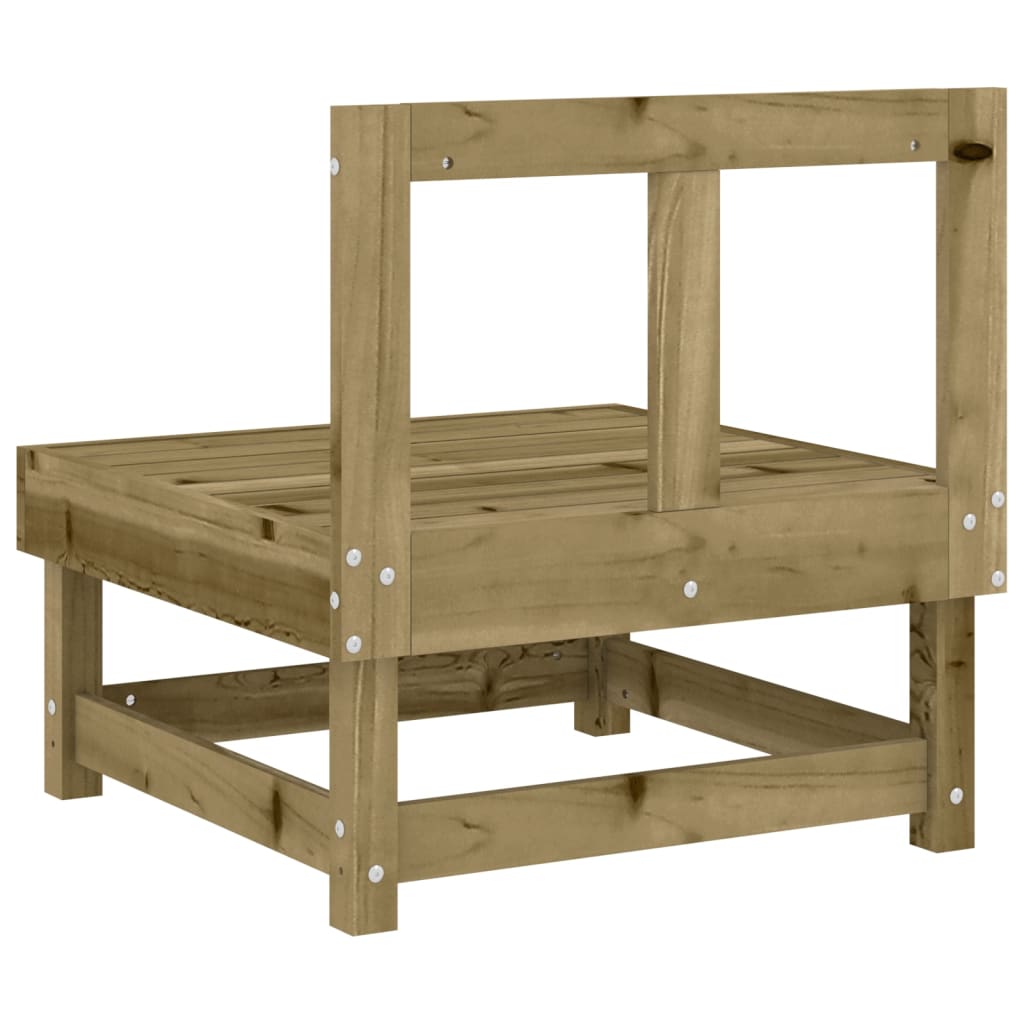 Καναπέδες Κήπου Μεσαίοι 2 τεμ. από Εμποτισμένο Ξύλο Πεύκου - Pakobazaar