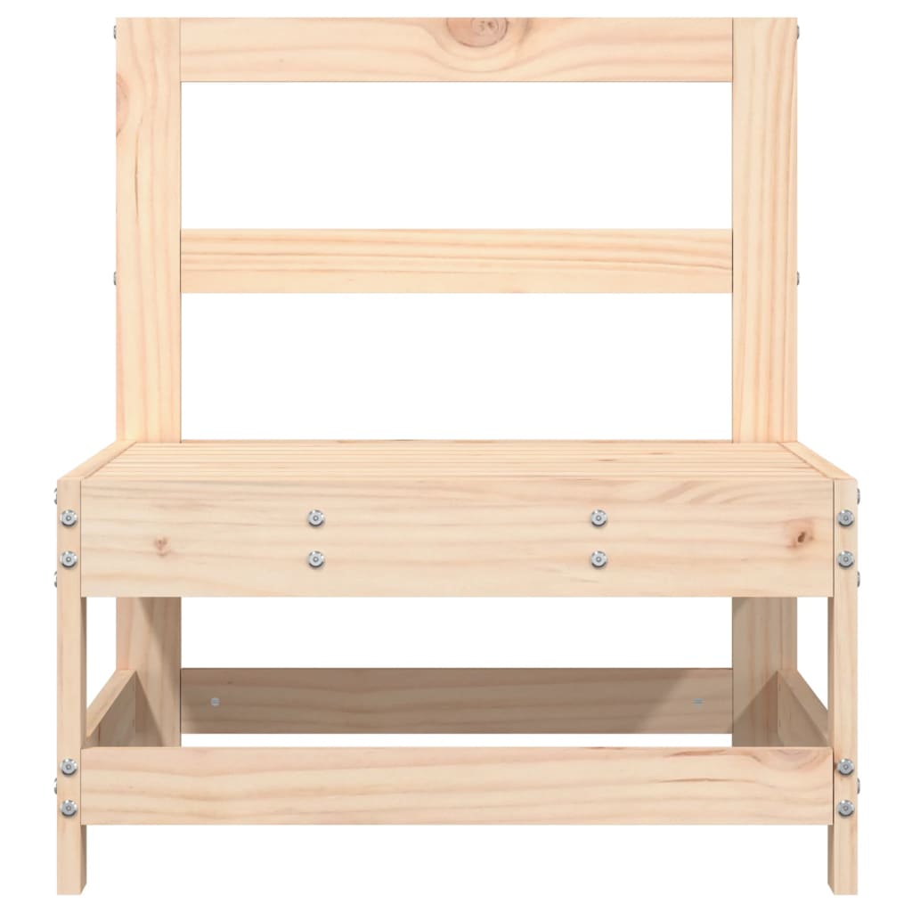 Καναπές Κήπου Μεσαίος από Μασίφ Ξύλο Πεύκου - Pakobazaar