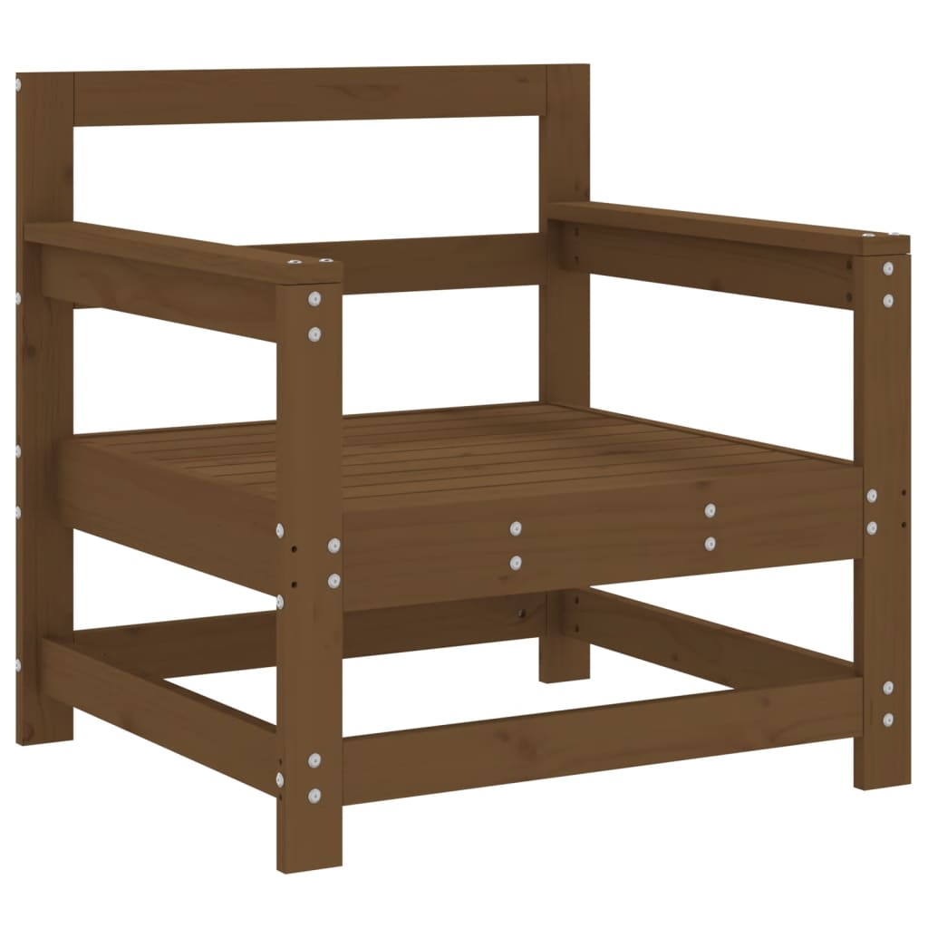 Καρέκλες Κήπου 2 τεμ. Μελί από Μασίφ Ξύλο Πεύκου - Pakobazaar