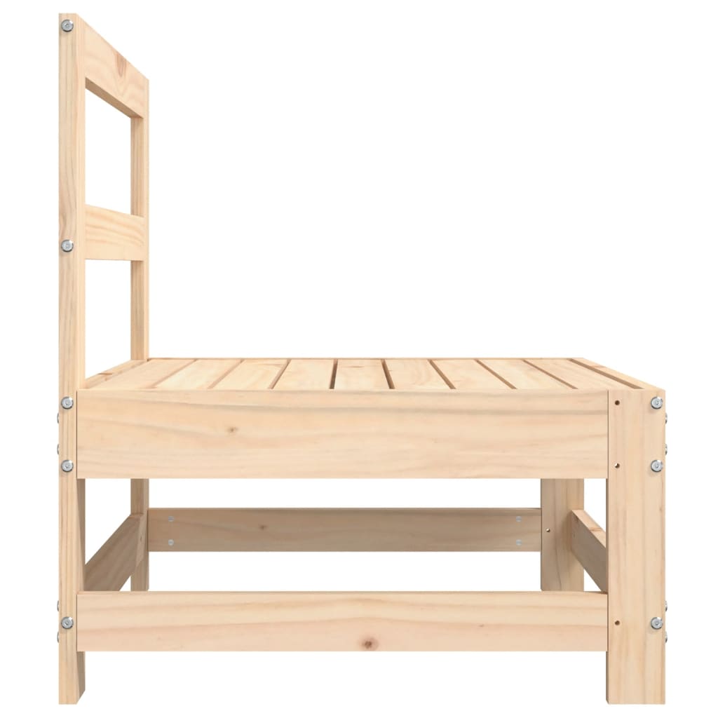 Καναπέδες Κήπου Μεσαίοι 2 τεμ. από Μασίφ Ξύλο Πεύκου - Pakobazaar