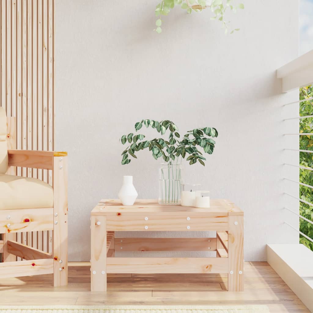 Υποπόδιο Κήπου από Μασίφ Ξύλο Πεύκου - Pakobazaar