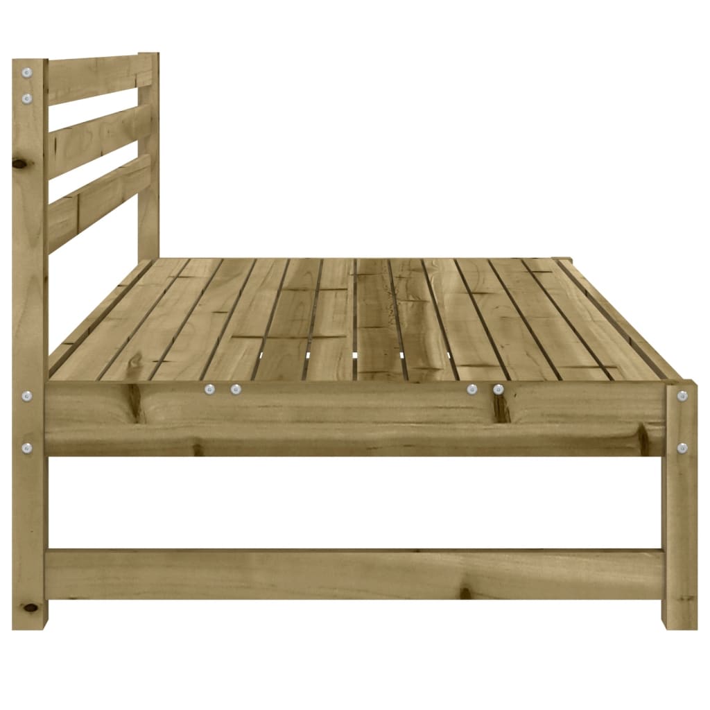 Καναπές Κήπου Μεσαίος 120 x 80 εκ. από Εμποτισμένο Ξύλο Πεύκου - Pakobazaar