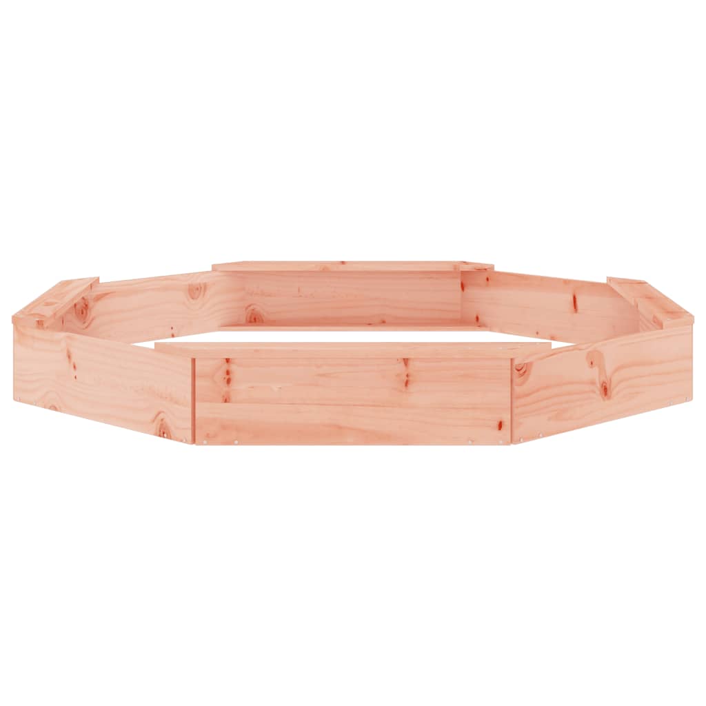 Αμμοδόχος με Καθίσματα Οκτάγωνη από Μασίφ Ξύλο Ψευδοτσούγκας - Pakobazaar