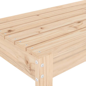 Παγκάκι Κήπου 110 x 38 x 45 εκ. από Μασίφ Ξύλο Πεύκου - Pakobazaar
