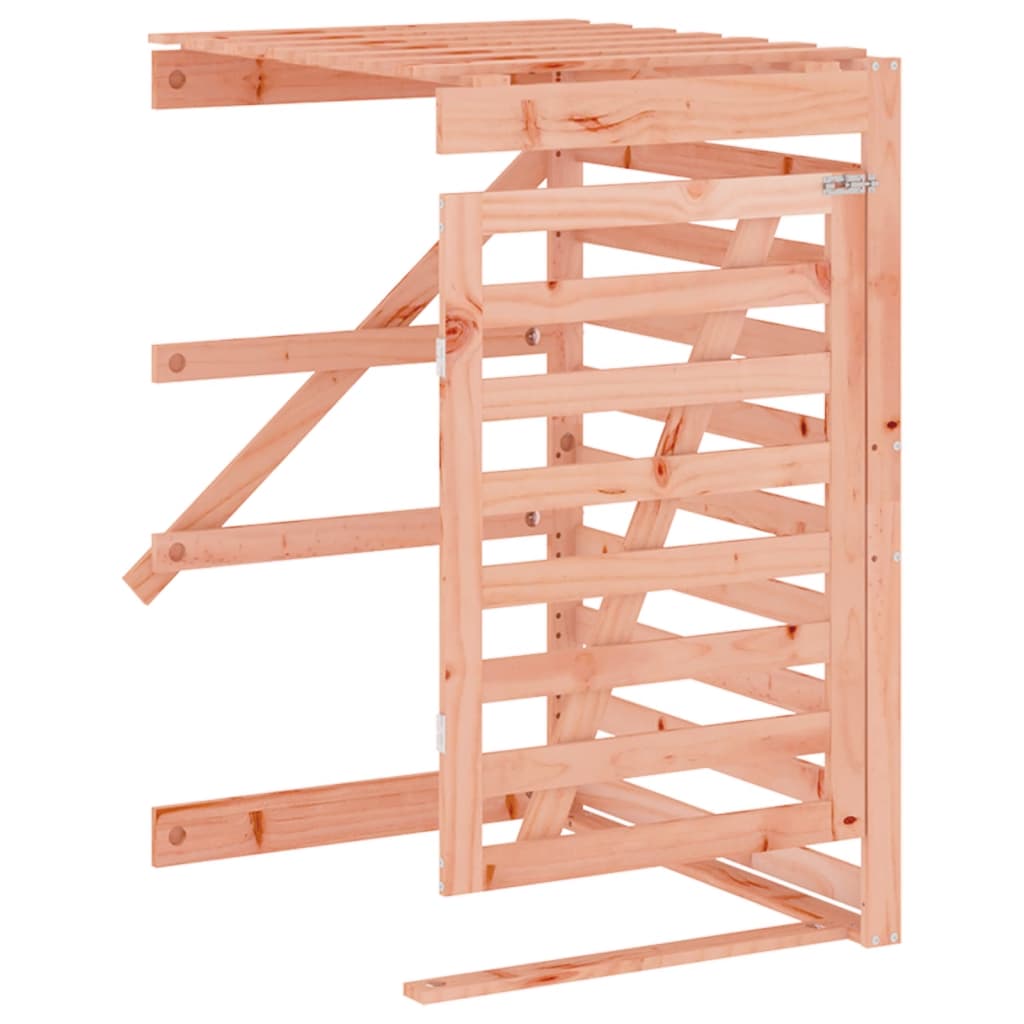 Προέκταση Αποθήκευσης Τροχήλατου Κάδου Μασίφ Ξύλο Ψευδοτσούγκας - Pakobazaar