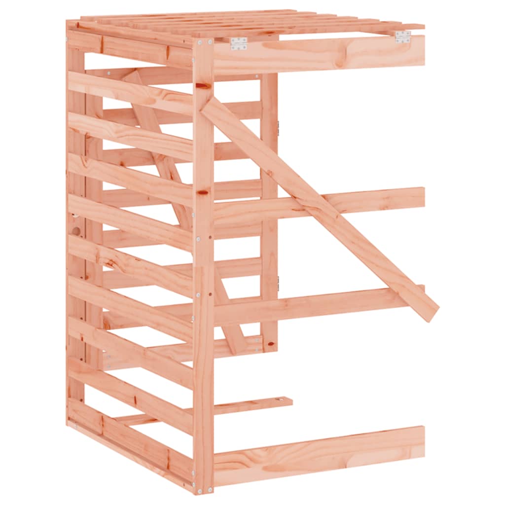 Προέκταση Αποθήκευσης Τροχήλατου Κάδου Μασίφ Ξύλο Ψευδοτσούγκας - Pakobazaar