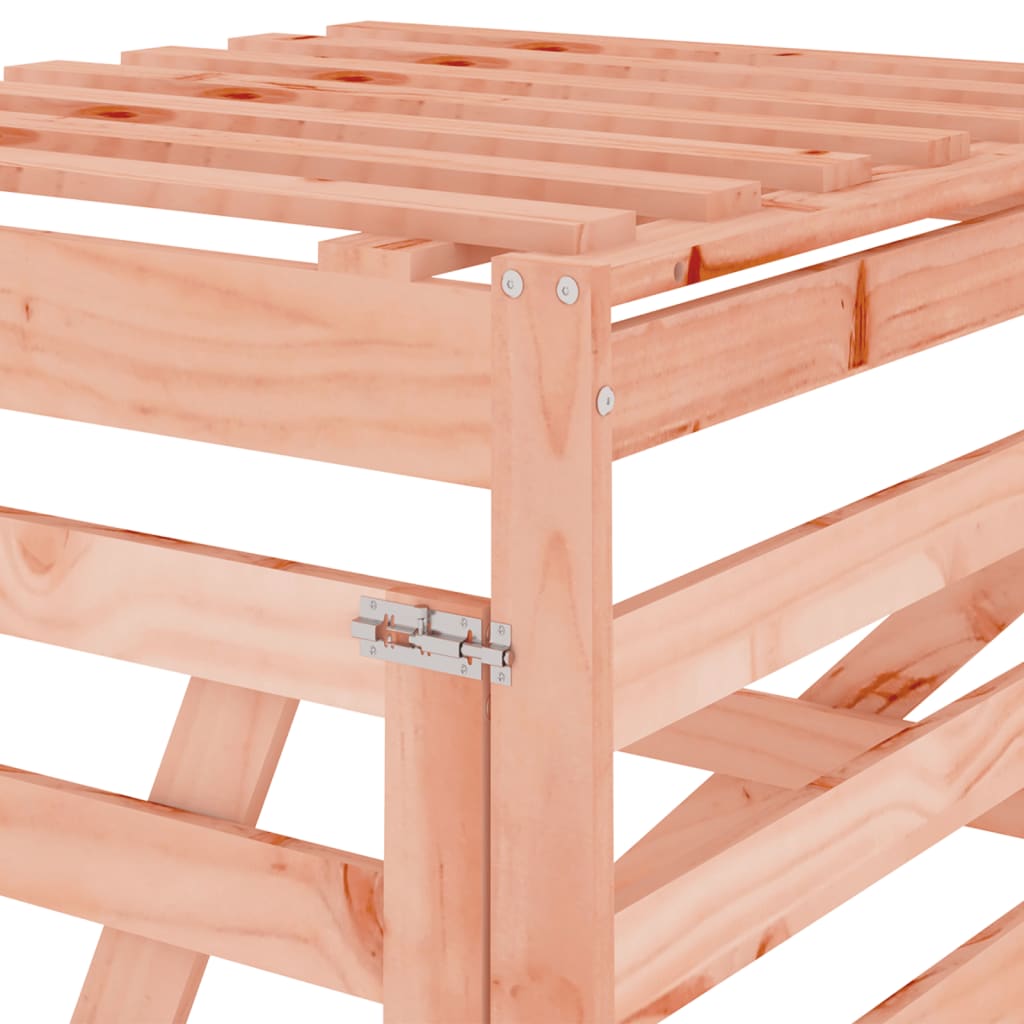 Προέκταση Αποθήκευσης Τροχήλατου Κάδου Μασίφ Ξύλο Ψευδοτσούγκας - Pakobazaar