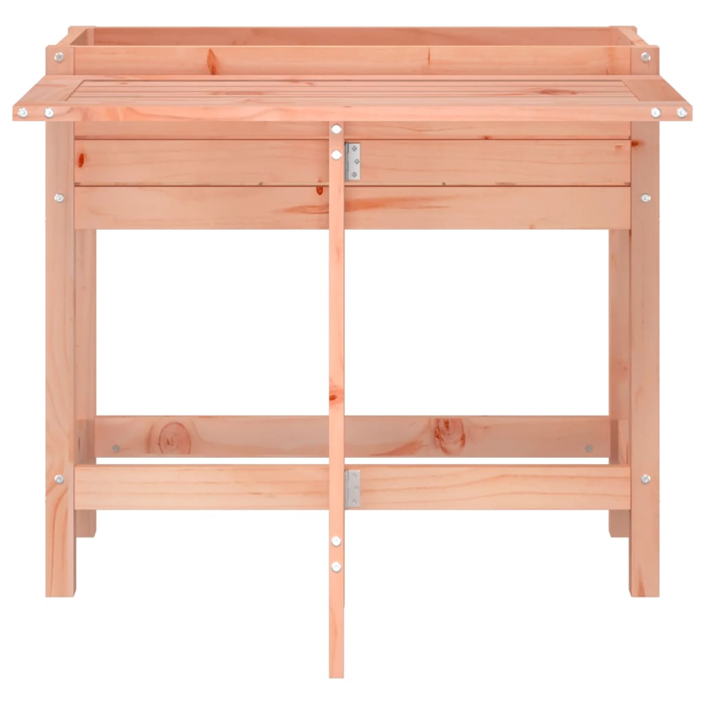 Ζαρντινιέρα Κήπου με Πτυσσόμ. Τραπέζι Μασίφ Ξύλο Ψευδοτσούγκας