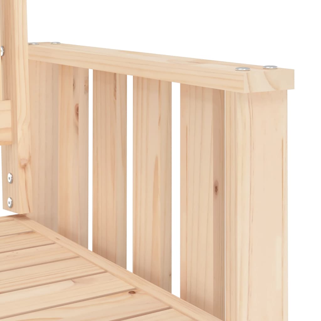 Πάγκος Κήπου με Τραπέζι Διθέσιος Μασίφ Πεύκο - Pakobazaar