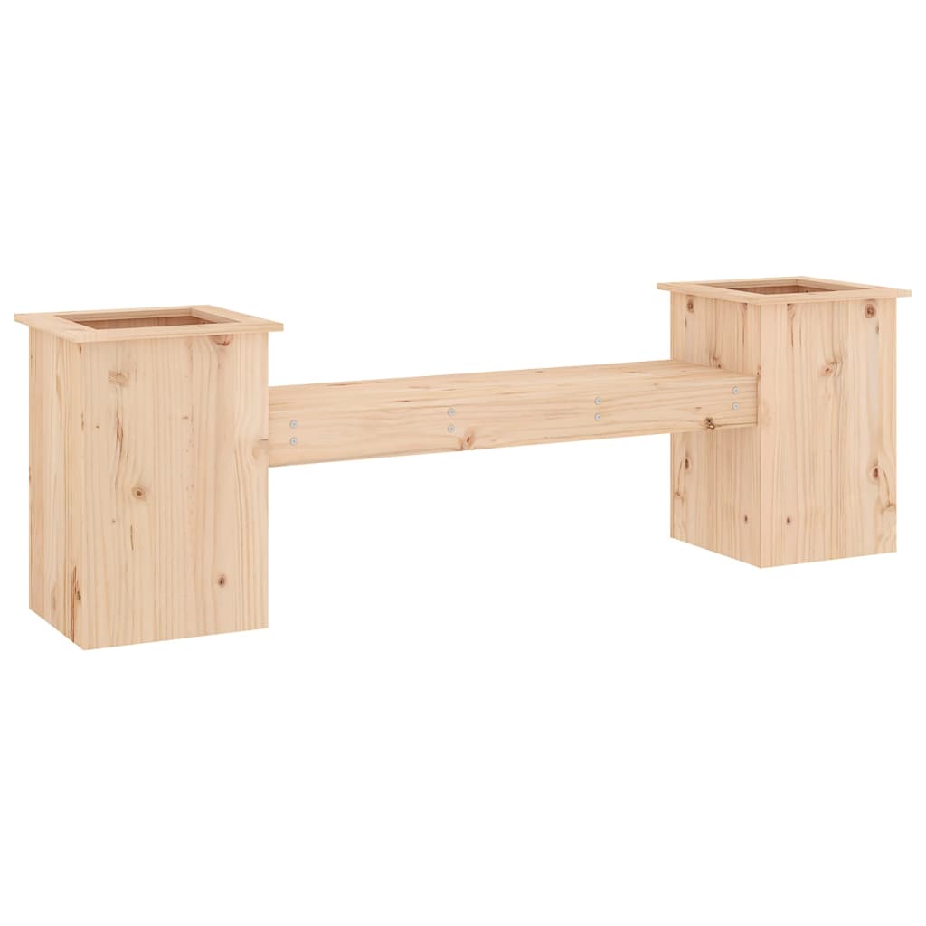 Ζαρντινιέρα Παγκάκι 184,5x39,5x56,5 εκ. από Μασίφ Ξύλο Πεύκου - Pakobazaar