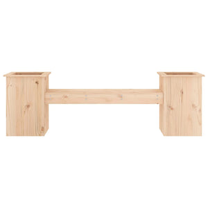 Ζαρντινιέρα Παγκάκι 184,5x39,5x56,5 εκ. από Μασίφ Ξύλο Πεύκου