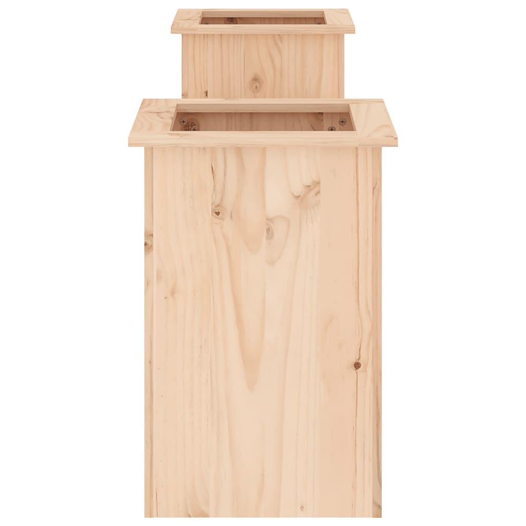 Ζαρντινιέρα Παγκάκι 184,5x39,5x56,5 εκ. από Μασίφ Ξύλο Πεύκου - Pakobazaar