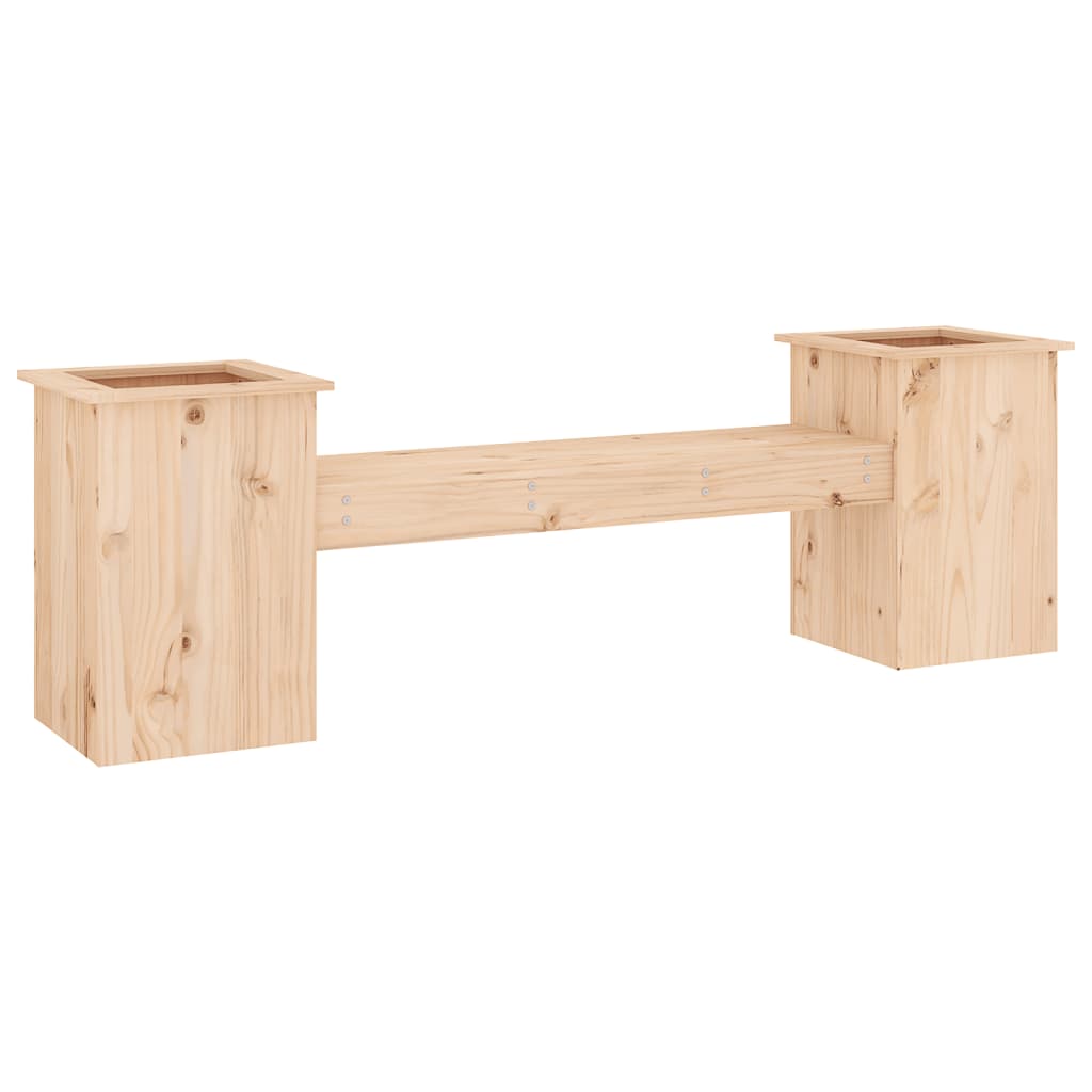 Ζαρντινιέρα Παγκάκι 184,5x39,5x56,5 εκ. από Μασίφ Ξύλο Πεύκου - Pakobazaar