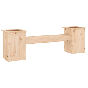 Ζαρντινιέρα Παγκάκι 184,5x39,5x56,5 εκ. από Μασίφ Ξύλο Πεύκου