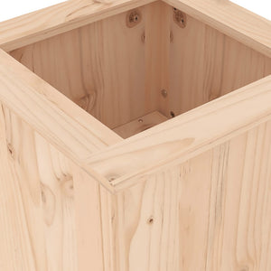 Ζαρντινιέρα Παγκάκι 184,5x39,5x56,5 εκ. από Μασίφ Ξύλο Πεύκου
