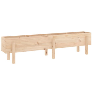 Ζαρντινιέρα Υπερυψωμένη 160 x 30 x 38 εκ. από Μασίφ Ξύλο Πεύκου