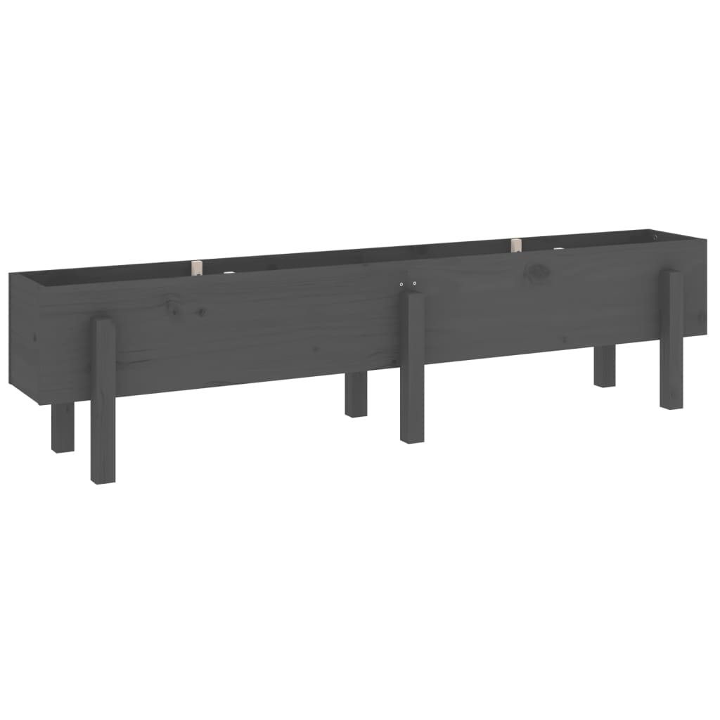 Ζαρντινιέρα Υπερυψωμένη 160 x 30 x 38 εκ. από Μασίφ Ξύλο Πεύκου