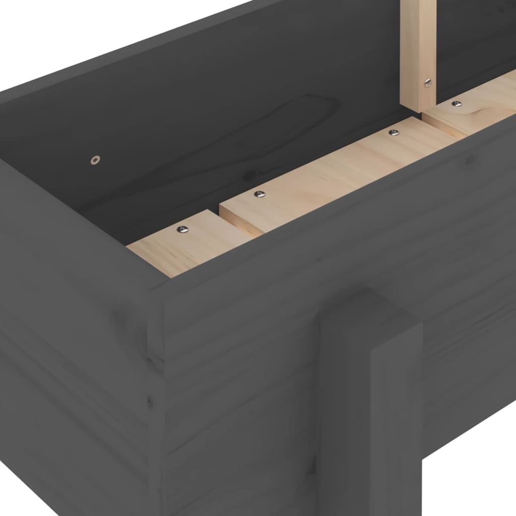 Ζαρντινιέρα Υπερυψωμένη 160 x 30 x 38 εκ. από Μασίφ Ξύλο Πεύκου
