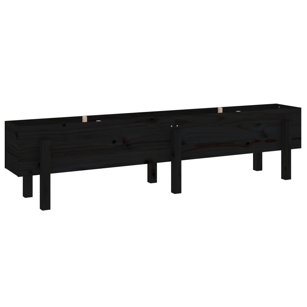 Ζαρντινιέρα Υπερυψωμένη 160 x 30 x 38 εκ. από Μασίφ Ξύλο Πεύκου