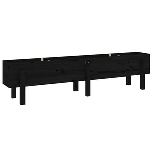 Ζαρντινιέρα Υπερυψωμένη 160 x 30 x 38 εκ. από Μασίφ Ξύλο Πεύκου