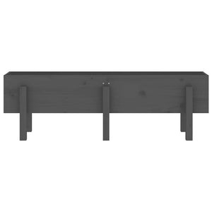 Ζαρντινιέρα Υπερυψωμένη 121 x 30 x 38 εκ. από Μασίφ Ξύλο Πεύκου