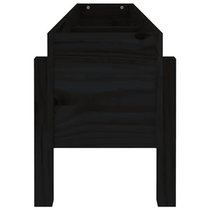 Ζαρντινιέρα Υπερυψωμένη 121 x 30 x 38 εκ. από Μασίφ Ξύλο Πεύκου