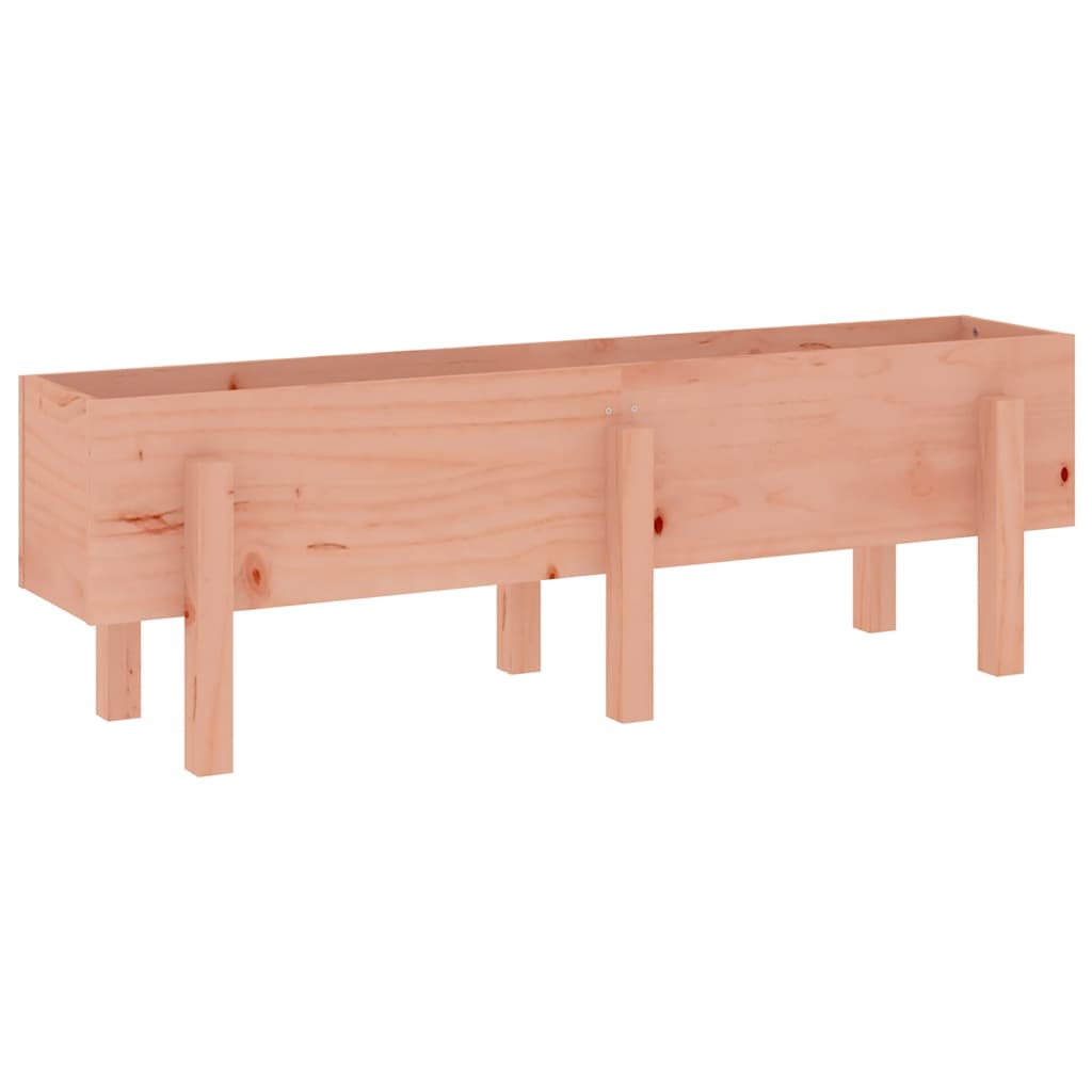 Ζαρντινιέρα Υπερυψωμένη 121x30x38 εκ. Μασίφ Ξύλο Ψευδοτσούγκας