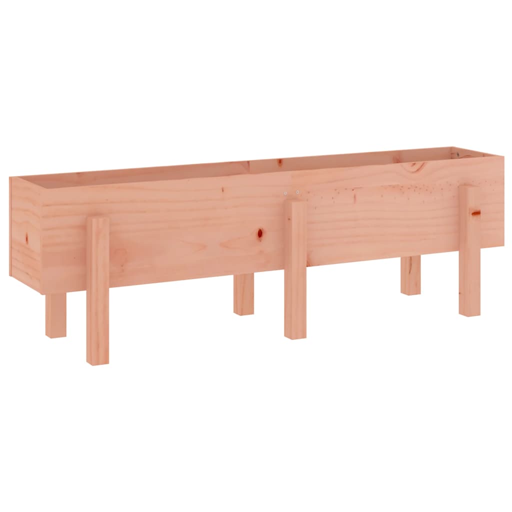 Ζαρντινιέρα Υπερυψωμένη 121x30x38 εκ. Μασίφ Ξύλο Ψευδοτσούγκας