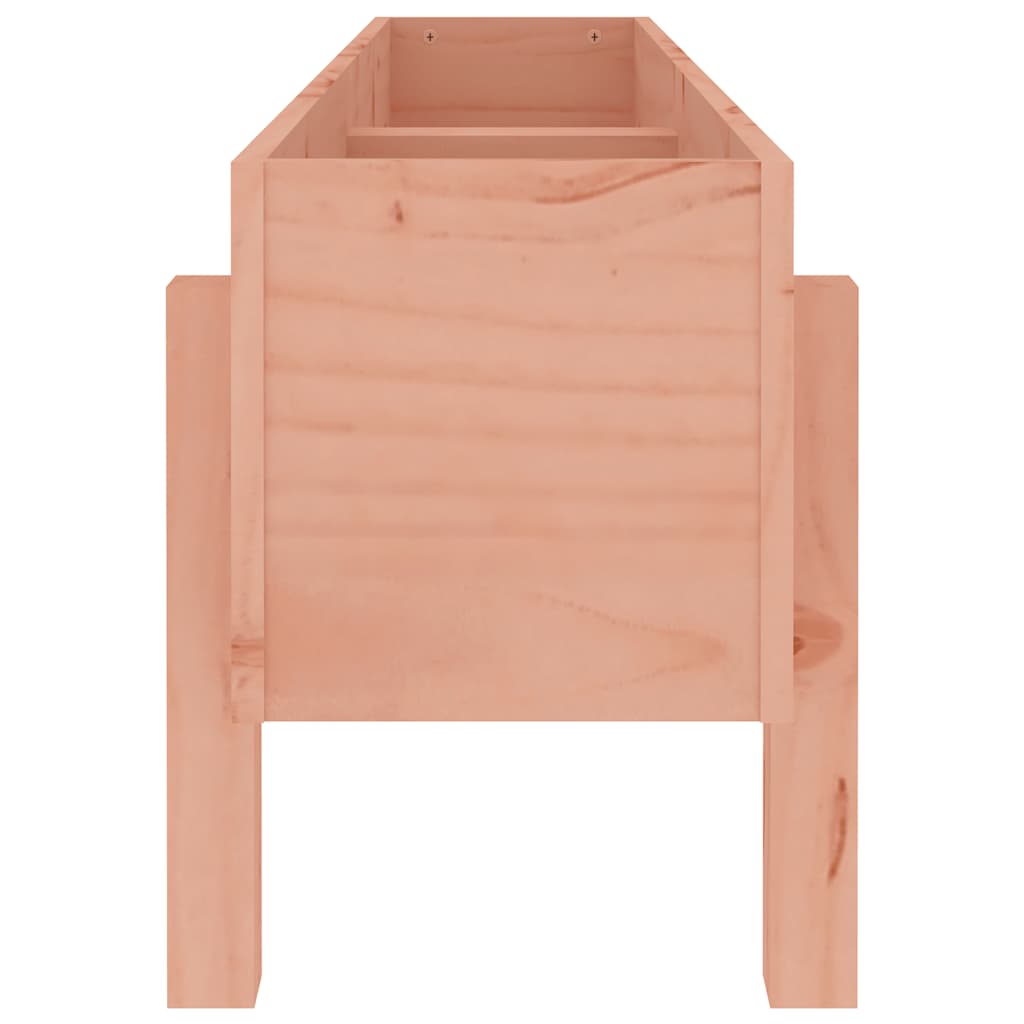 Ζαρντινιέρα Υπερυψωμένη 121x30x38 εκ. Μασίφ Ξύλο Ψευδοτσούγκας