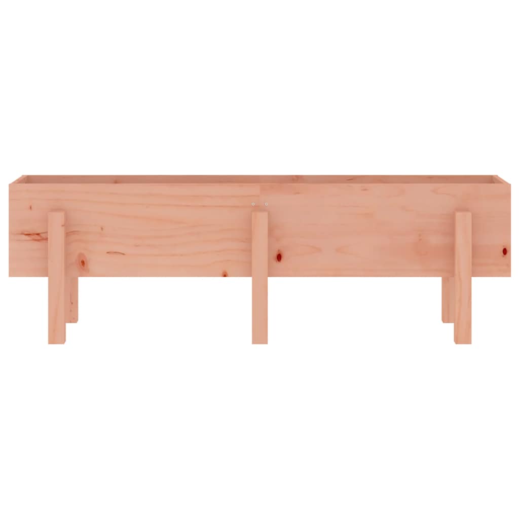 Ζαρντινιέρα Υπερυψωμένη 121x30x38 εκ. Μασίφ Ξύλο Ψευδοτσούγκας