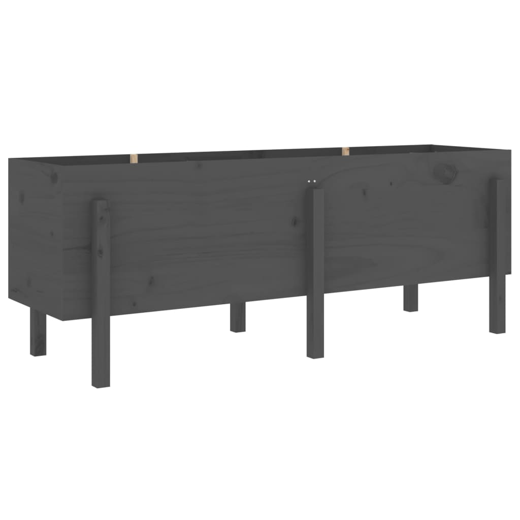Ζαρντινιέρα Υπερυψωμένη 160 x 50 x 57 εκ. από Μασίφ Ξύλο Πεύκου