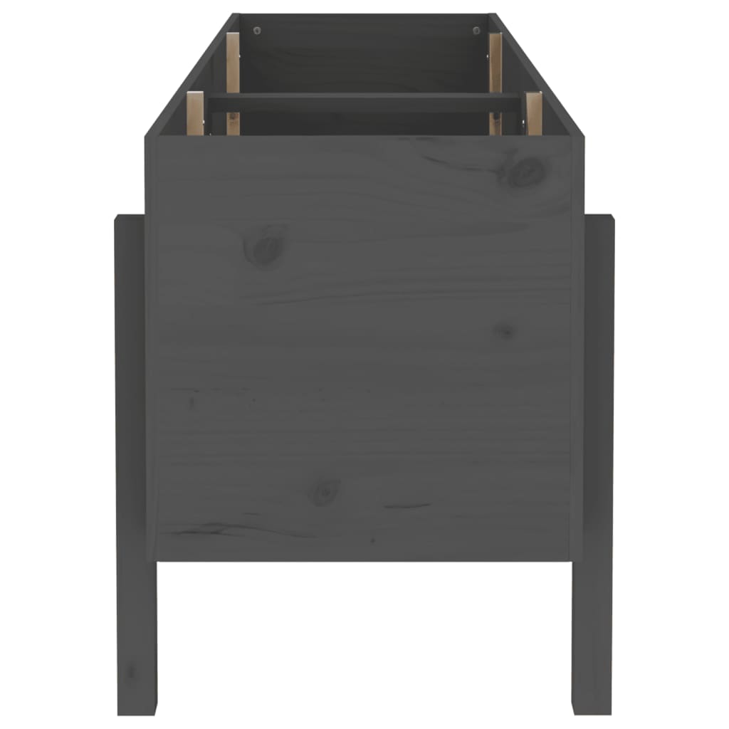 Ζαρντινιέρα Υπερυψωμένη 160 x 50 x 57 εκ. από Μασίφ Ξύλο Πεύκου