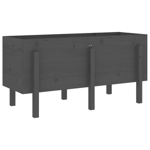 Ζαρντινιέρα Υπερυψωμένη 121 x 50 x 57 εκ. από Μασίφ Ξύλο Πεύκου