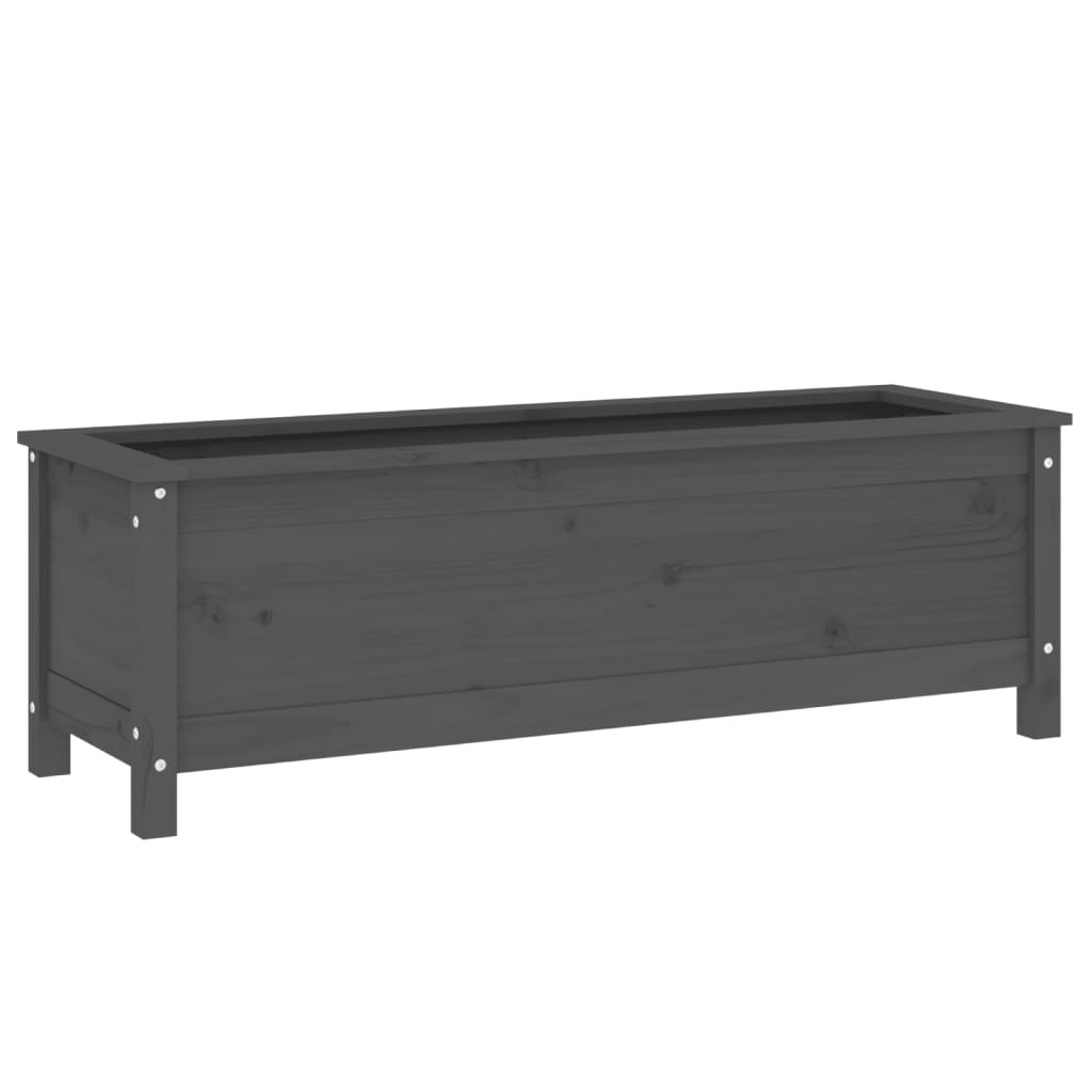 Ζαρντινιέρα Υπερυψωμένη 119,5x40x39 εκ. από Μασίφ Ξύλο Πεύκου - Pakobazaar