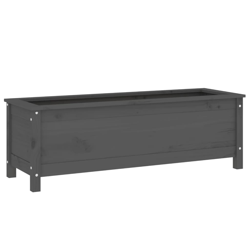 Ζαρντινιέρα Υπερυψωμένη 119,5x40x39 εκ. από Μασίφ Ξύλο Πεύκου - Pakobazaar