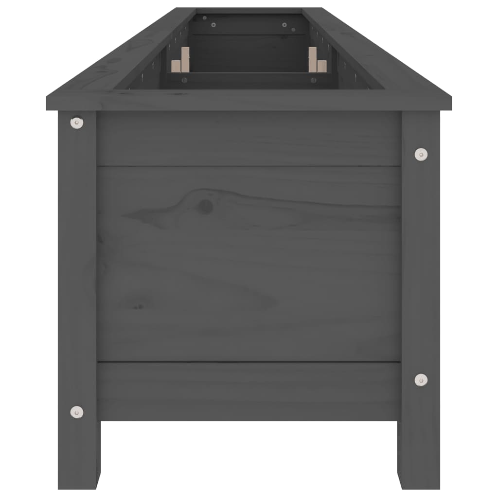 Ζαρντινιέρα Υπερυψωμένη 199,5x40x39 εκ. από Μασίφ Ξύλο Πεύκου - Pakobazaar