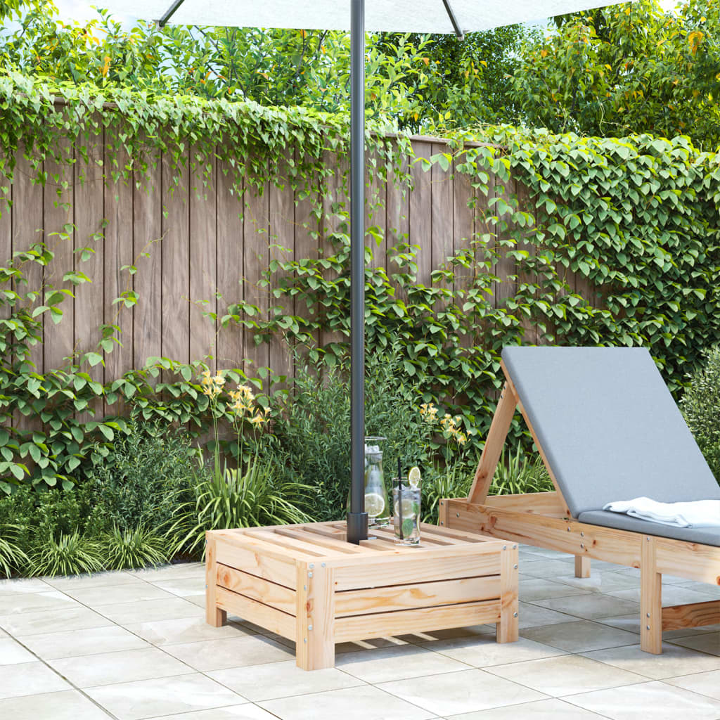 Κάλυμμα Βάσης Ομπρέλας από Μασίφ Ξύλο Πεύκου