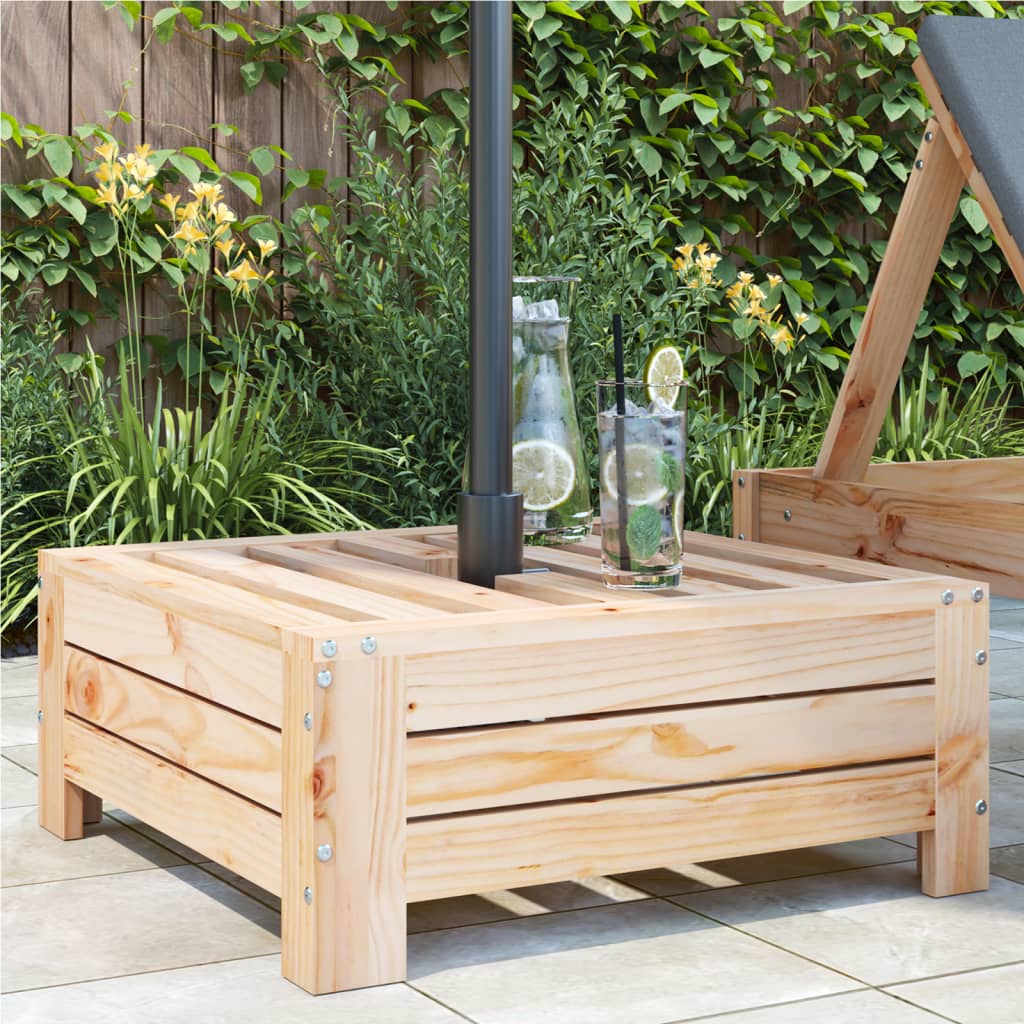 Κάλυμμα Βάσης Ομπρέλας από Μασίφ Ξύλο Πεύκου