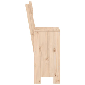 Σκαμπό Μπαρ 2 τεμ. 40 x 48,5 x 115,5 εκ. από Μασίφ Ξύλο Πεύκου - Pakobazaar