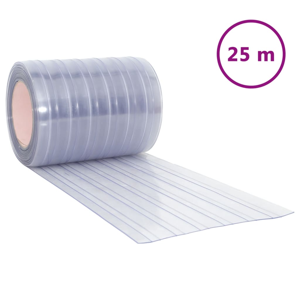 Λωριδοκουρτίνα Διαφανής 25 μ. 300 χιλ. x 2,6 χιλ. από PVC - PAKOBAZAAR