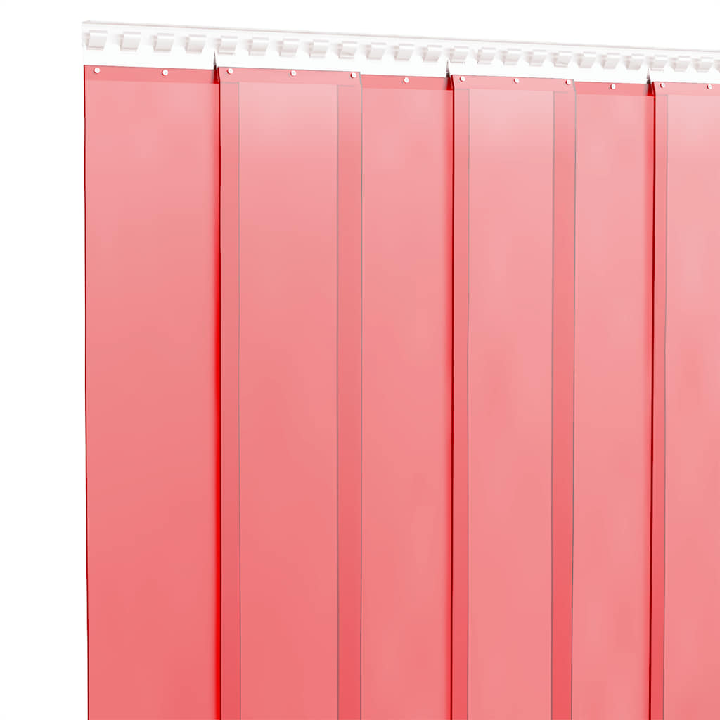 Λωριδοκουρτίνα Κόκκινη 25 μ. 200 χιλ.x1,6 χιλ. από PVC - PAKOBAZAAR