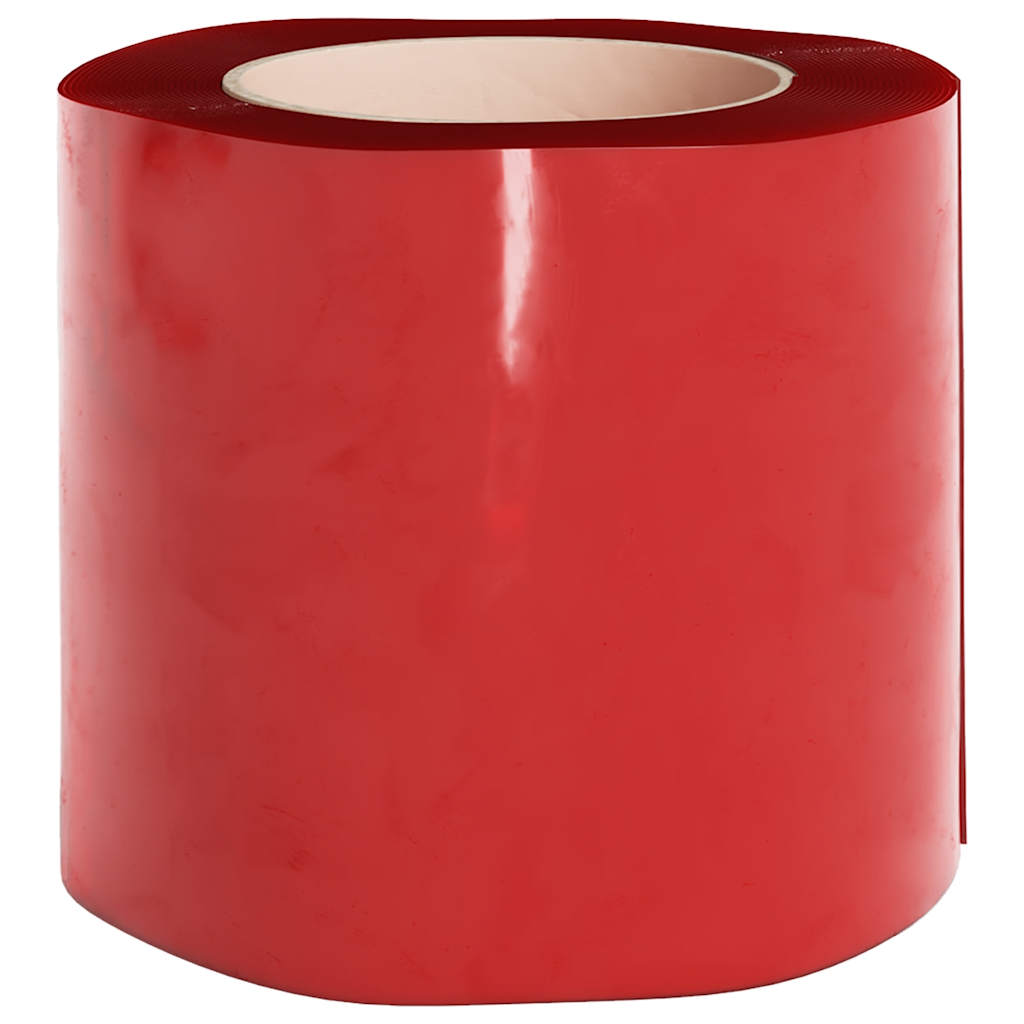 Λωριδοκουρτίνα Κόκκινη 25 μ. 200 χιλ.x1,6 χιλ. από PVC - PAKOBAZAAR