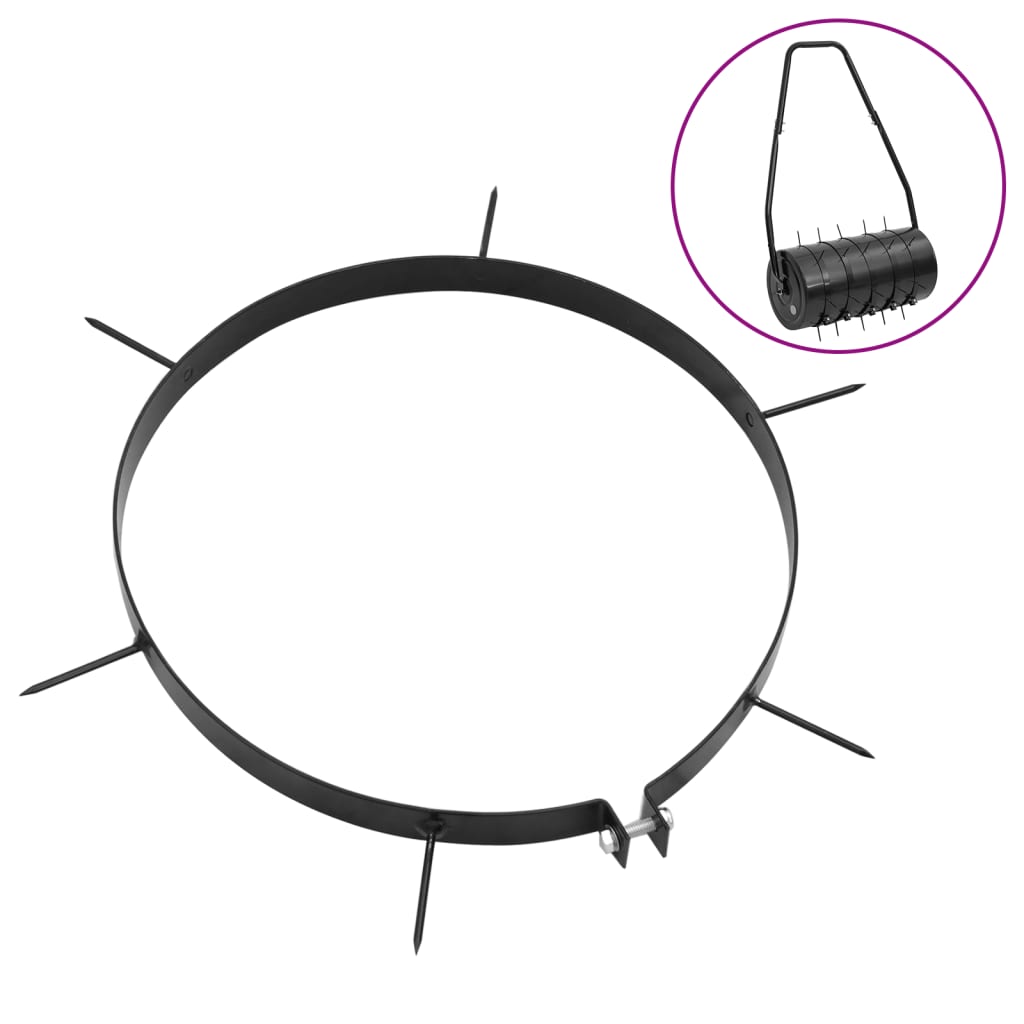 Σφιγκτήρες Εξαερωτήρα Γκαζόν 5 Τεμ με Ακίδες Ø30 εκ. από Σίδερο - PAKOBAZAAR