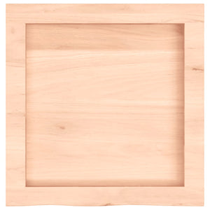 Ράφι Τοίχου 40x40x(2-6) εκ. από Ακατέργαστο Μασίφ Ξύλο Δρυός