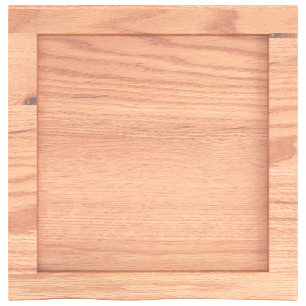 Ράφι Τοίχου Ανοιχτό Καφέ 40x40x(2-6)εκ. Επεξ. Μασίφ Ξύλο Δρυός - Pakobazaar