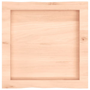 Επιφάνεια Τραπεζιού 40x40x(2-4) εκ. Ακατέργ. Μασίφ Ξύλο Δρυός