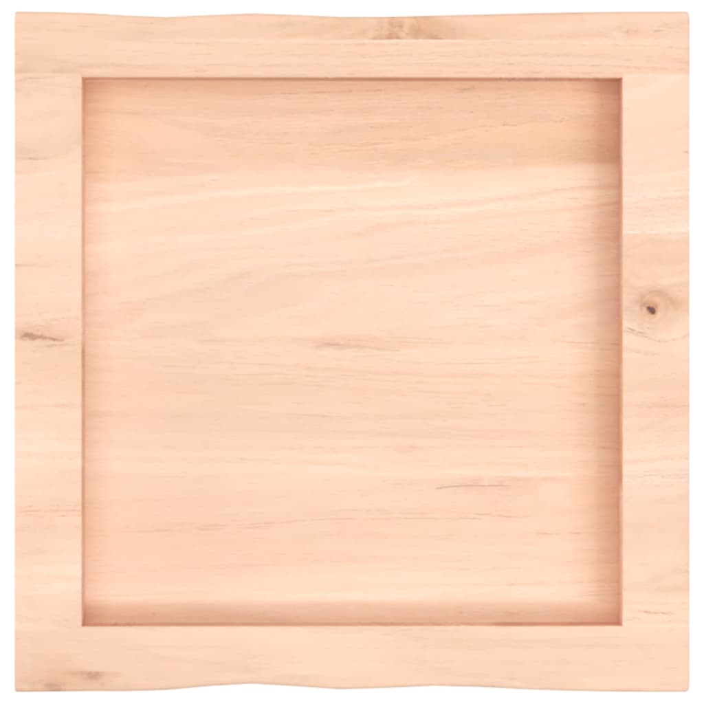 Επιφάνεια Τραπεζιού 40x40x(2-6)εκ Ακατέργαστο Μασίφ Ξύλο Δρυός - Pakobazaar