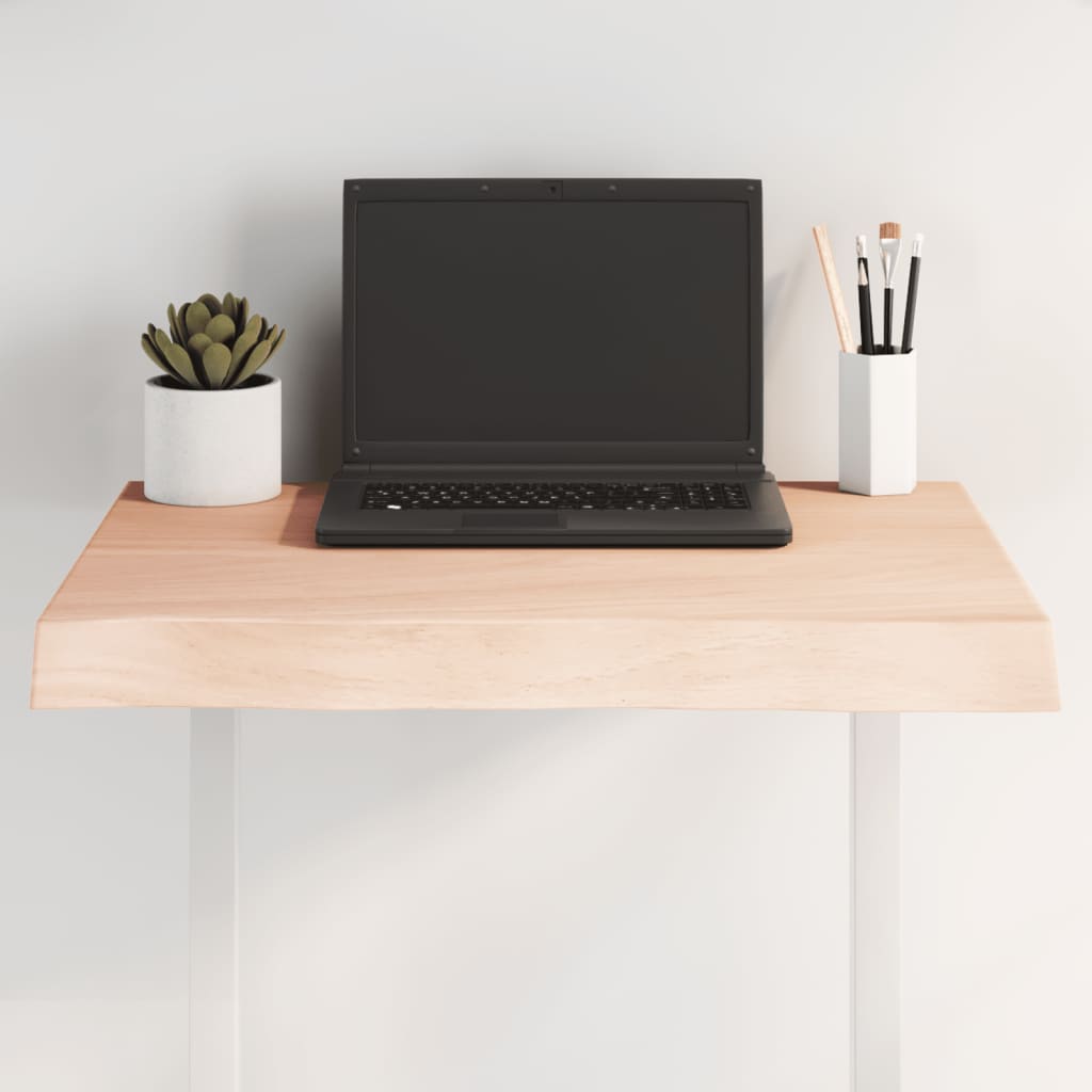 Επιφάνεια Τραπεζιού 60x60x(2-6)εκ Ακατέργαστο Μασίφ Ξύλο Δρυός