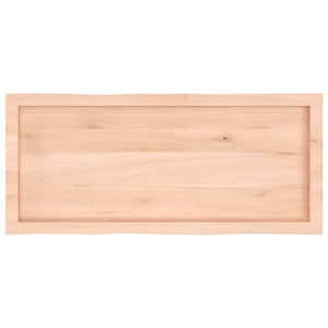 Επιφάνεια Τραπεζιού 100x40x(2-4) εκ. Ακατέργ. Μασίφ Ξύλο Δρυός - Pakobazaar