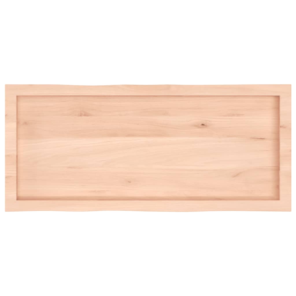 Επιφάνεια Τραπεζιού 100x40x(2-6)εκ Ακατέργαστο Μασίφ Ξύλο Δρυός